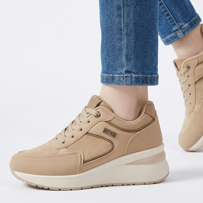 Rosa — Zapatillas de mujer con cuña