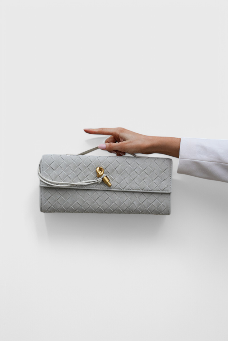 Melanie | Bolso de Hombro Clásico de Ante