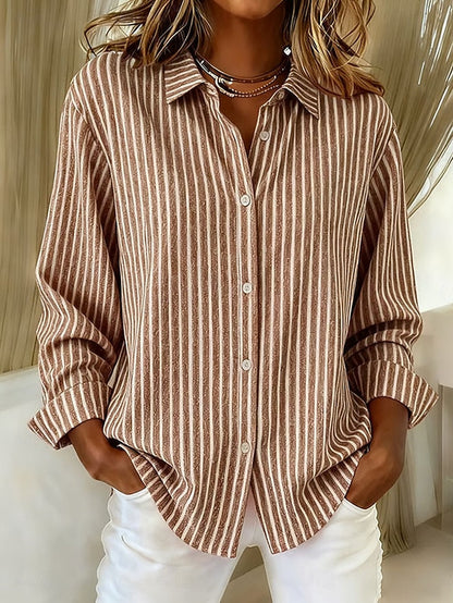 Ginevra | Camisa de Rayas con Botones