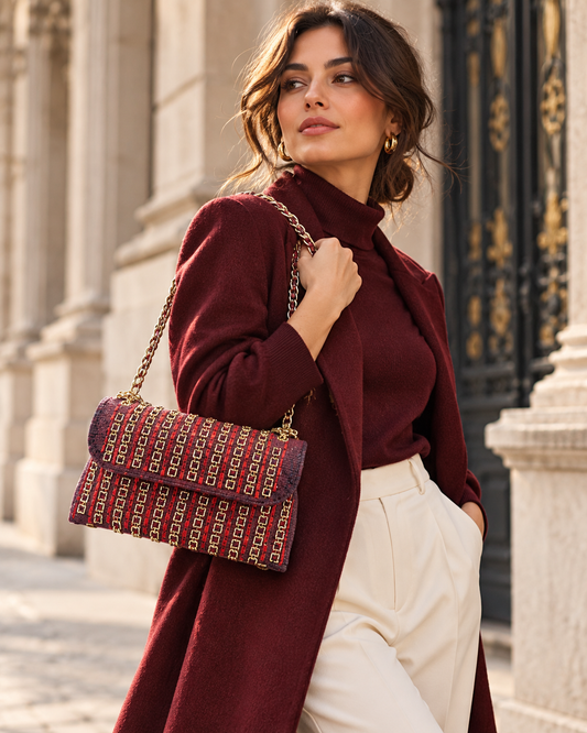 Alba bolso de Maison Millenium en look lifestyle