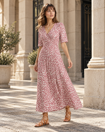 Colette | Vestido Midi de Lunares — Maison Millenium