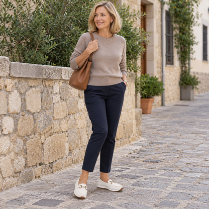 Rosa | Mocasines finos elegantes. — Maison Millenium