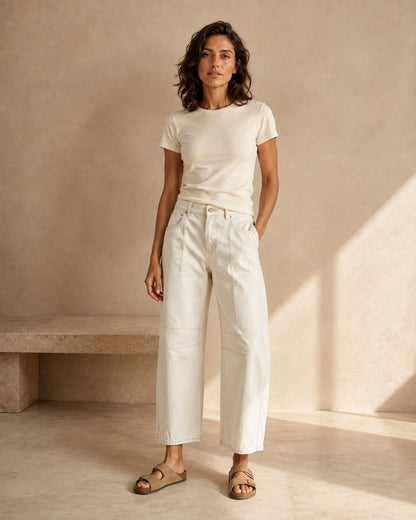 Lorena · Jeans denim rilassati