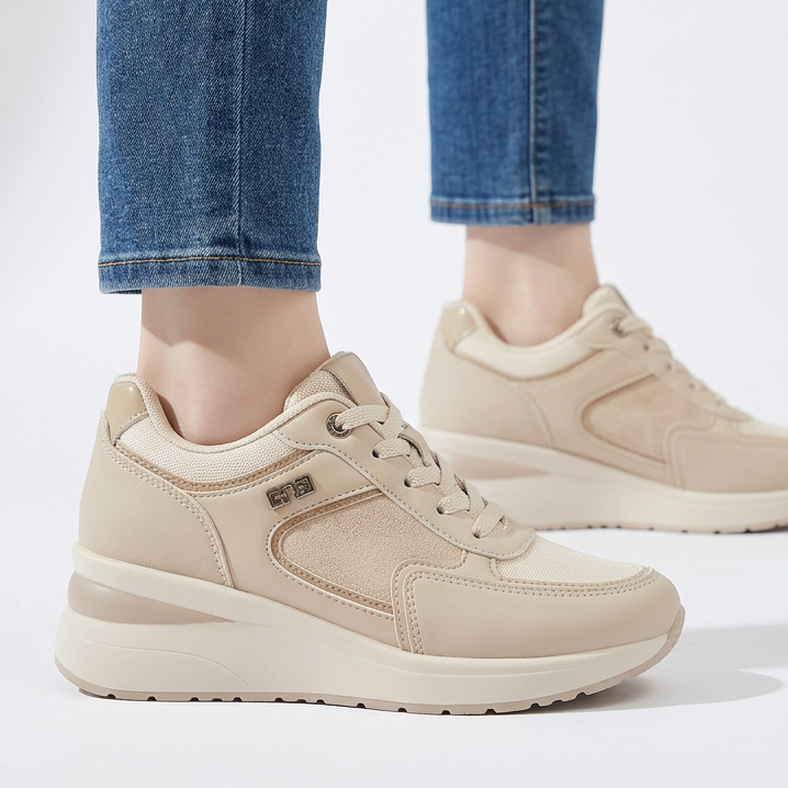 Rosa — Zapatillas de mujer con cuña