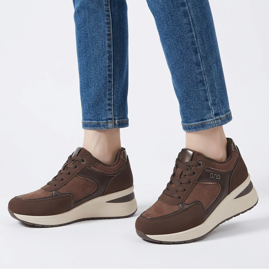 Rosa — Zapatillas de mujer con cuña