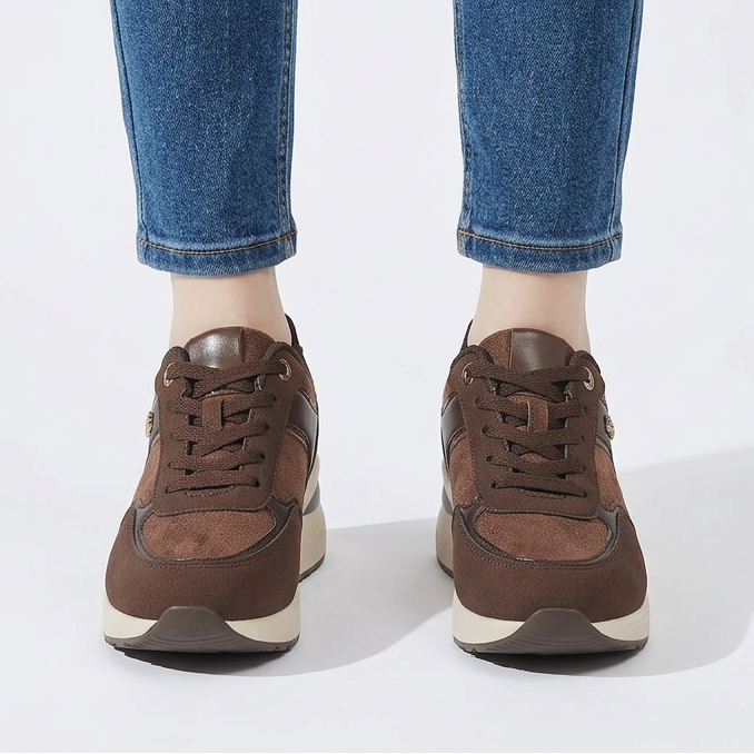 Rosa — Zapatillas de mujer con cuña