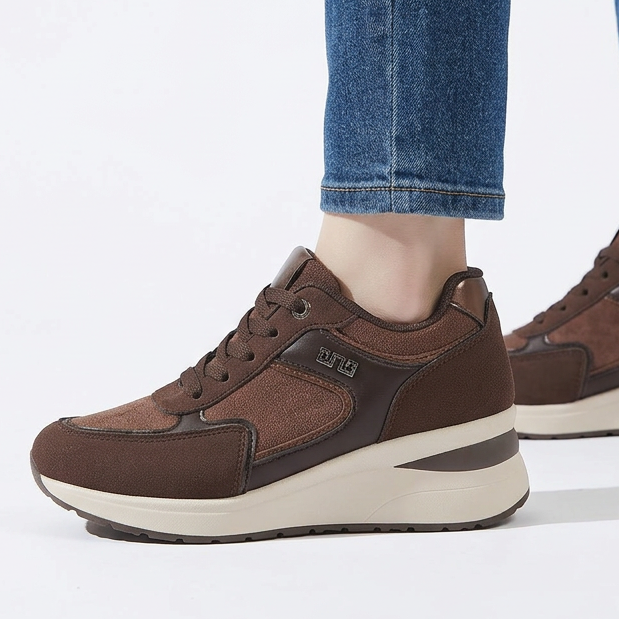 Rosa — Zapatillas de mujer con cuña