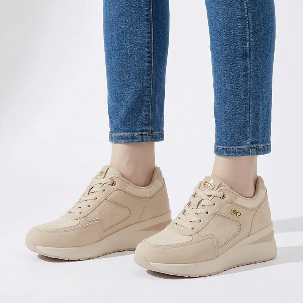 Rosa — Zapatillas de mujer con cuña