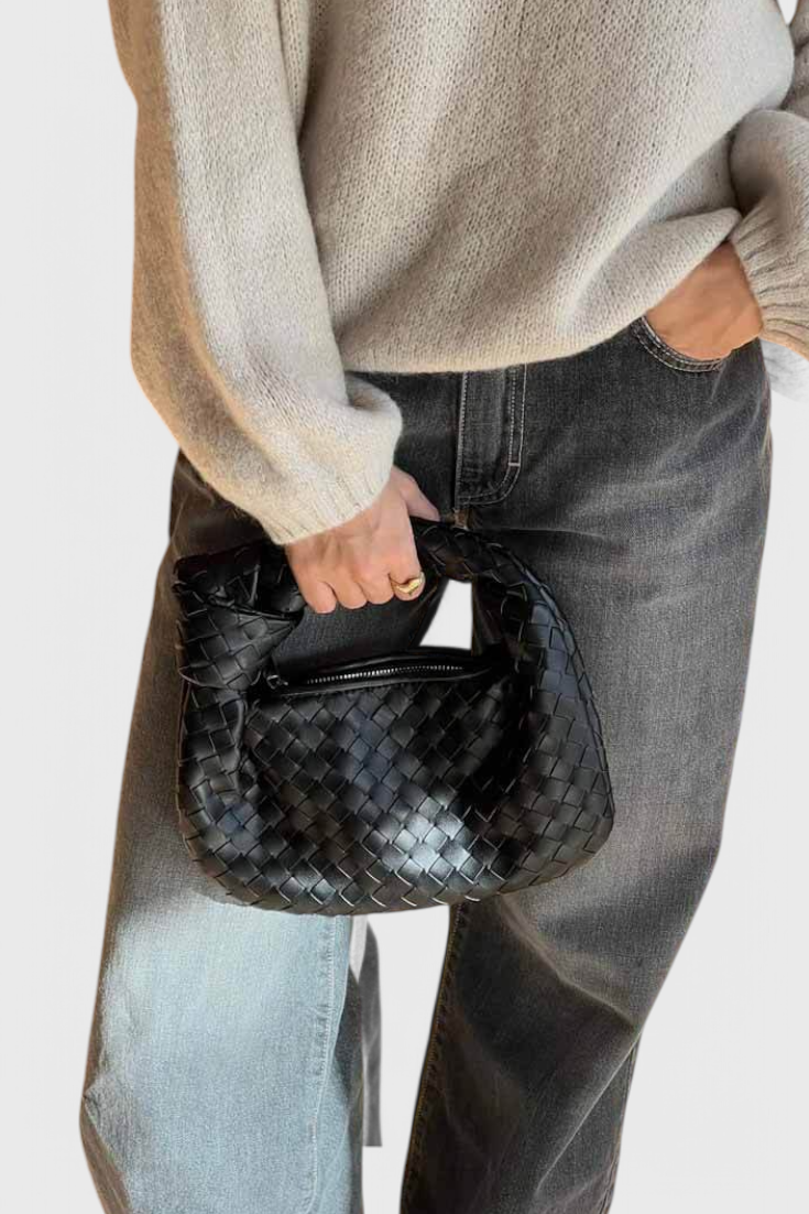 Sage | Bolso Satchel Mini Woven