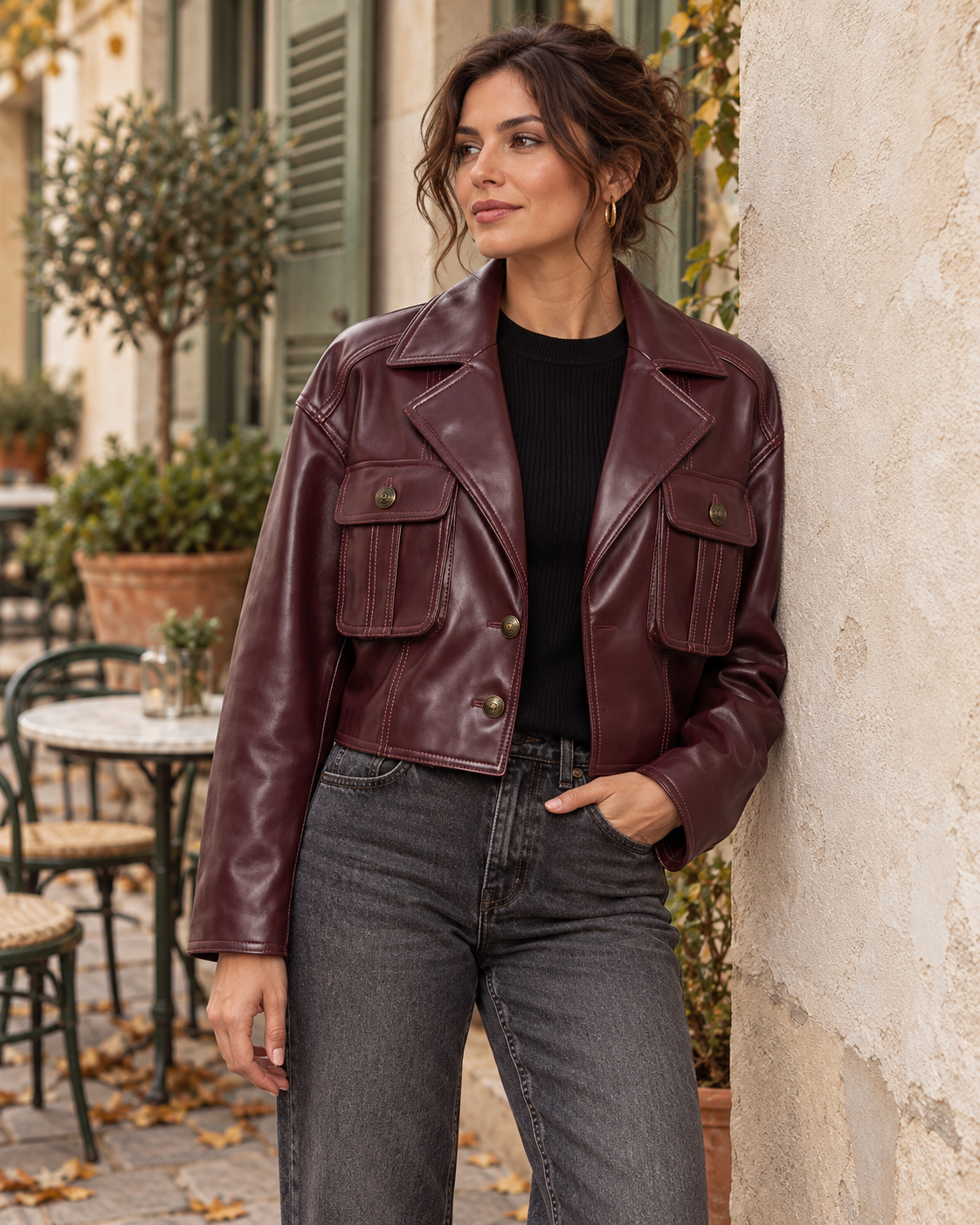 Tosca | Chaqueta en estilismo otoñal