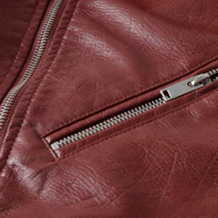 Lucilla | Chaqueta Biker Corta con Cinturón